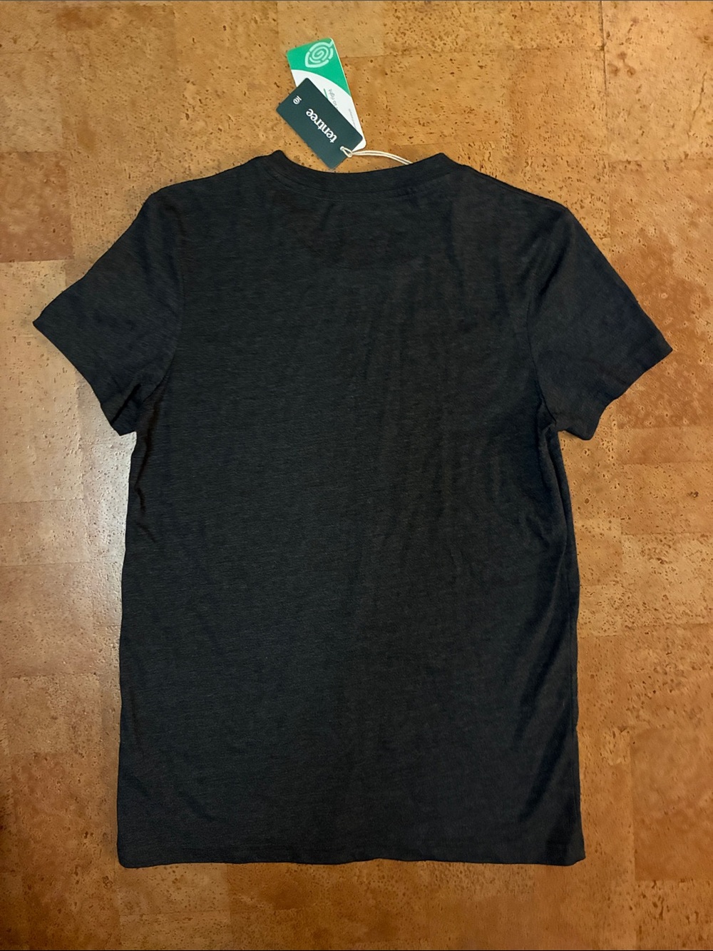 Tentree Two-Tone Gray Graphic Short Sleeve Tee - Picture 6 of 6